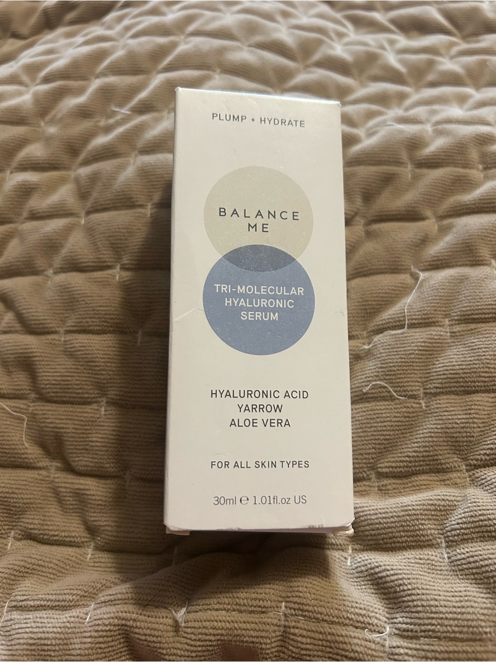 Balance Me Tri-Molecular Hyaluronic Serum — White & Blue